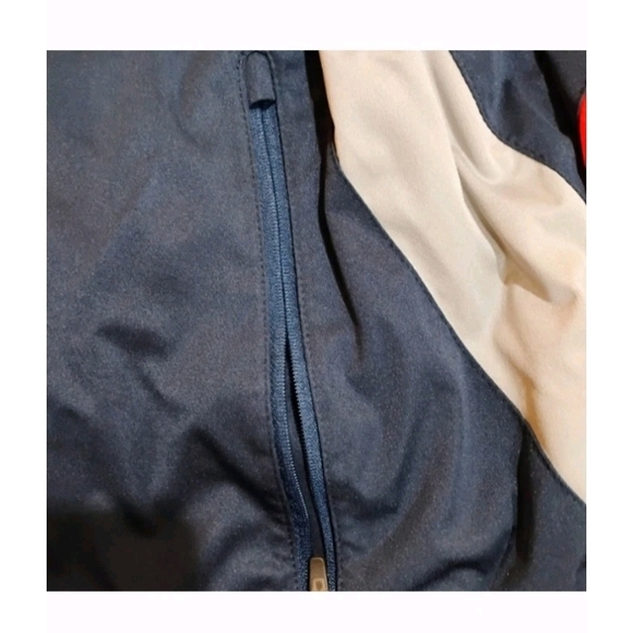 Antigua Navy and Red Windbreaker with White Accents - Picture 4 of 12